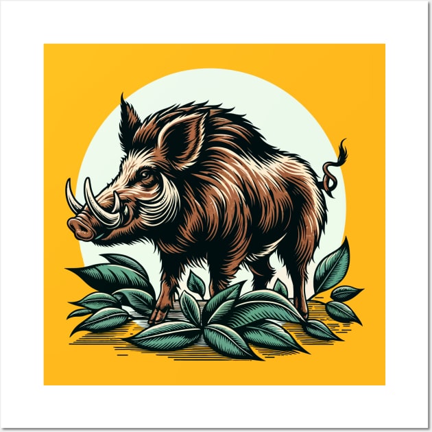 Wild boar Wall Art by Art_Boys